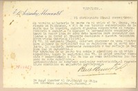[Carta] 1938 mayo 27, [Argentina] [al] Sr. Cónsul de Chile, Don Sócrates Aguirre, C. Federal, [Argentina]