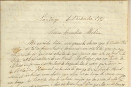 [Carta] 1921 dic., Santiago, [Chile] [a] Emelina Molina