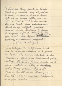 [El presidente Pérez ...]