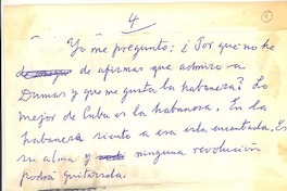 [Yo me pregunto: ...]