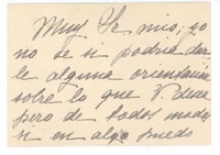 [Tarjeta entre 1950 y 1960] Santiago, Chile [a] Joaquín Edwards Bello