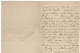 [Carta] 1925 nov. 8, Barcelona, España [a] Joaquín Edwards Bello