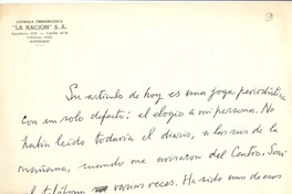 [Su artículo de hoy es una joya periodística....]