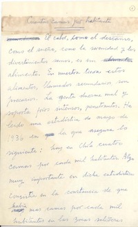 Cuántas camas por habitantes