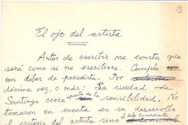 El ojo del artista