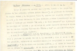 La raza araucana y el arte