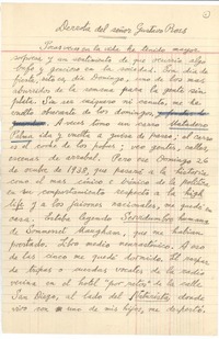 Derrota del señor Gustavo Ross