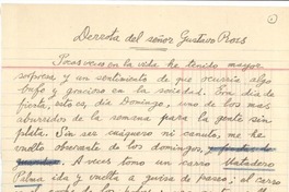 Derrota del señor Gustavo Ross