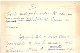 [Escribo hasta por los codos...]