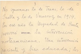 [No ignoramos de lo de Texas, ...]