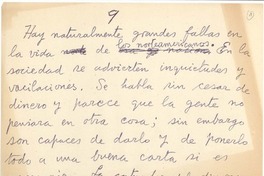 [Hay naturalmente grandes faltas...]