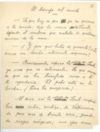 El triunfo del muerto