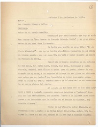 [Carta] 1948 sep. 7, Caldera, Chile [a] Joaquín Edwards Bello