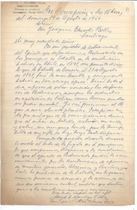 [Carta] 1951 ago. 19, Concepción, Chile [a] Joaquín Edwards Bello