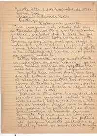 [Carta] 1966 nov. 21, Santiago, Chile [a] Joaquín Edwards Bello