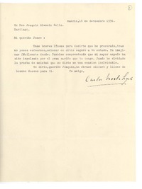 [Carta] 1936 sep. 16, Madrid, España [a] Joaquín Edwards Bello