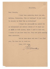 [Carta] 1951 ene. 28 [a] Joaquín Edwards Bello