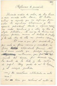 Reflexiones de periodista