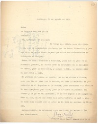 [Carta] 1937 nov. 6, Santiago, Chile [a] Joaquín Edwards Bello