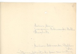 [Carta] 1951 ago. 26, Santiago, Chile [a] Joaquín Edwards Bello