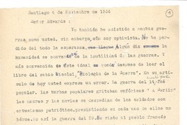 [Carta] 1956 nov. 4, Santiago, Chile [a] Joaquín Edwards Bello