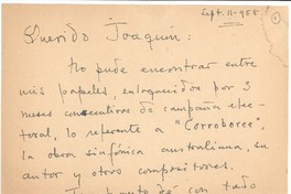 [Carta] 1958 sep. 11, Santiago, Chile [a] Joaquín Edwards Bello