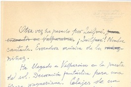 [Otra vez he pasado por Quilpué...]