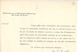 [Carta] 1948?, Santiago, Chile [a] Joaquín Edwards Bello