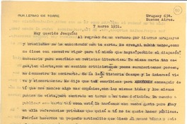 [Carta] 1931 mar. 7, Buenos Aires, Argentina [a] Joaquín Edwards Bello