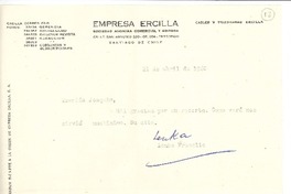 [Carta] 1960 abr. 21, Santiago, Chile [a] Joaquín Edwards Bello