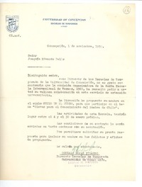 [Carta] 1959 nov. 1, Concepción, Chile [a] Joaquín Edwards Bello