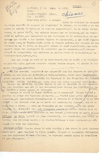 [Carta] 1947 jul. 6, Santiago, Chile [a] Joaquín Edwards Bello