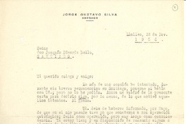 [Carta] 1956 nov. 22, Llolleo, Chile [a] Joaquín Edwards Bello