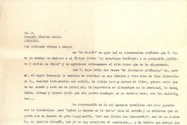 [Carta] 1956 sep. 14, Santiago, Chile [a] Joaquín Edwards Bello