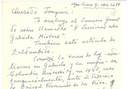 [Carta] 1958 abr. 9, Santiago, Chile [a] Joaquín Edwards Bello