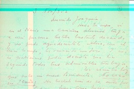 [Carta] 1952 nov. 3, Santiago, Chile [a] Joaquín Edwards Bello