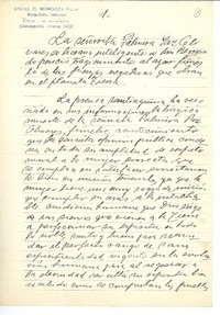 [Carta] 1958?, Concepción, Chile [a] Joaquín Edwards Bello