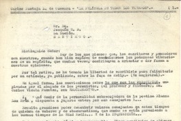 [Carta] 1957?, Santiago, Chile [a] Joaquín Edwards Bello