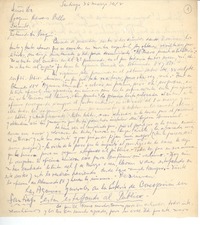 [Carta] 1957 mar. 26, Santiago, Chile [a] Joaquín Edwards Bello