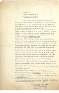 [Carta] 1957?, Santiago, Chile [a] Joaquín Edwards Bello
