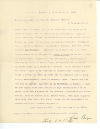 [Carta] 1927 feb. 7, Madrid, España [a] Joaquín Edwards Bello