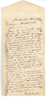 [Carta] 1932 abr. 6, Montevideo, Uruguay [a] Joaquín Edwards Bello