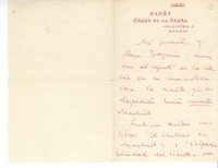 [Carta] c.1931, Madrid, España [a] Joaquín Edwards Bello
