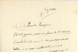 [Carta] c.1930, Madrid, España [a] Joaquín Edwards Bello