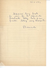 [Carta] 1955 jun. 26, Santiago, Chile [a] Joaquín Edwards Bello