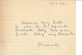 [Carta] 1955 jun. 26, Santiago, Chile [a] Joaquín Edwards Bello