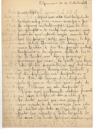 [Carta] 1947 oct. 20, Valparaíso, Chile [a] Joaquín Edwards Bello