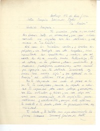 [Carta] 1951 dic. 15, Santiago, Chile [a] Joaquín Edwards Bello