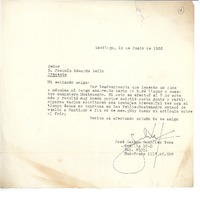 [Carta] 1952 jun. 16, Santiago, Chile [a] Joaquín Edwards Bello