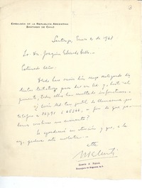 [Carta] 1948 ene. 2, Santiago, Chile [a] Joaquín Edwards Bello